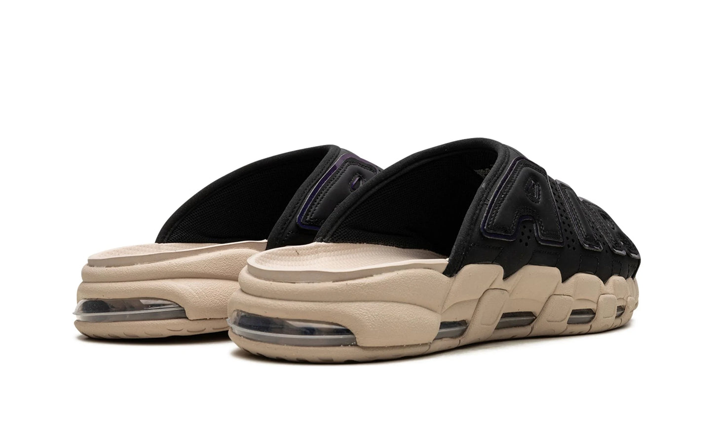 Nike Air More Uptempo Slide "Black Sanddrift Iridescent"
