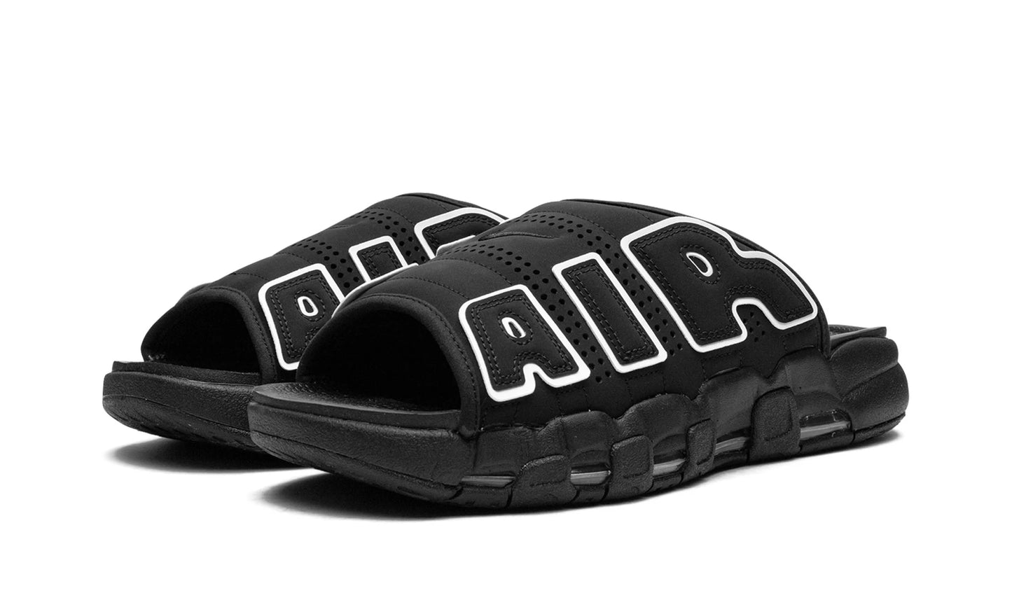 Nike Air More Uptempo Slide "Black/White"