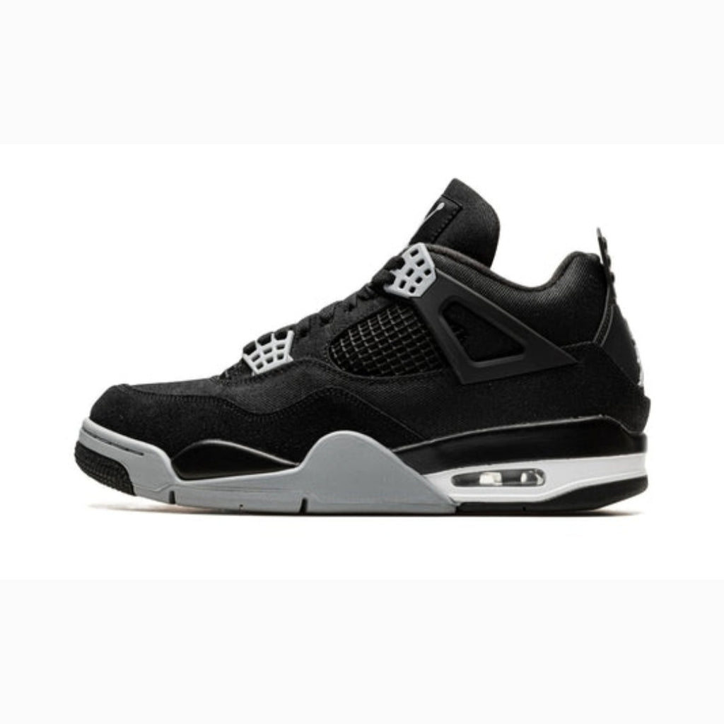 Air Jordan 4 Retro ''BLACK CANVAS''